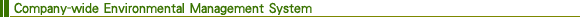 Company-wide Environmental Management System